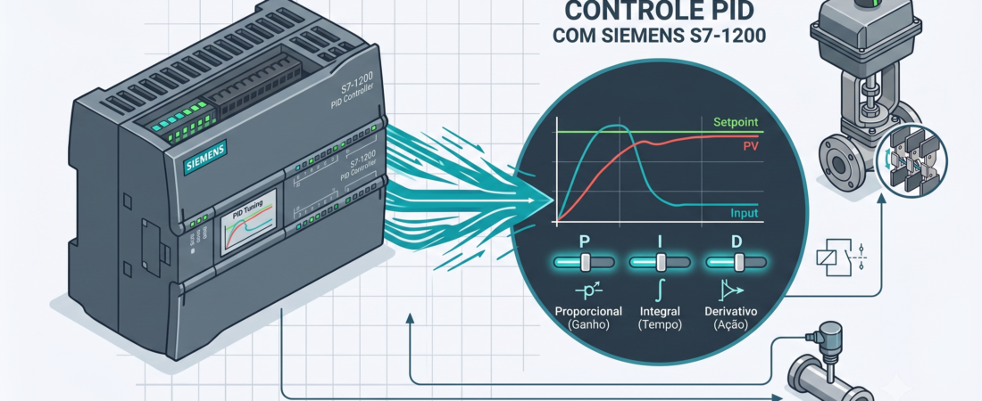 Controle PID com Siemens S7-1200: Como utilizar?